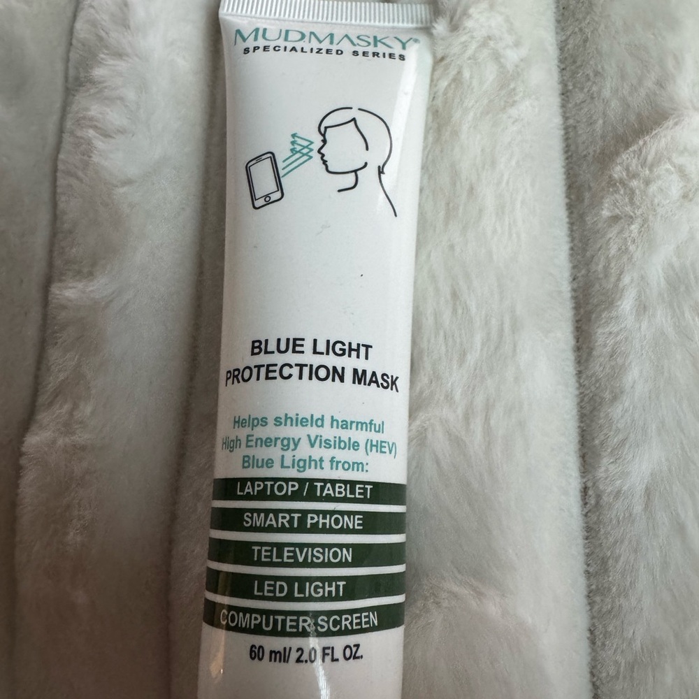 Blue Light Protection Mask - White